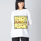 hr. grassのGIRLS Big Long Sleeve T-Shirt