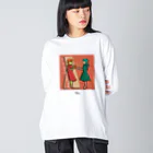 ogwの仕上げのワンプッシュ ビッグシルエットロングスリーブTシャツ