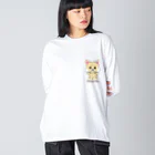 shigeruのチワワちゃん ビッグシルエットロングスリーブTシャツ