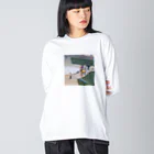 7angのchijd ビッグシルエットロングスリーブTシャツ