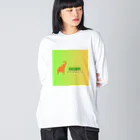 HAEMIN Offical SHOPのHAEMIN Offical GOODS ビッグシルエットロングスリーブTシャツ