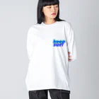 sayuri shirakiのキャラフルヒロシ ビッグシルエットロングスリーブTシャツ