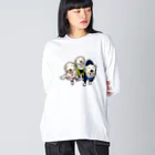 niconicotontonのうちの子1番☆サリー＆すみれ＆六花 Big Long Sleeve T-Shirt