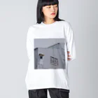 PORTONE, ART, LABORATORY.のBlue Factory ビッグシルエットロングスリーブTシャツ