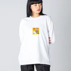 Taco Allergy のアメリカンジョークさん Big Long Sleeve T-Shirt