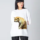 柴犬しばわんこhana873の微妙な表情のもふもふ柴犬しばいぬ Big Long Sleeve T-Shirt