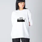 おひやのシェアぬこ黒 Big Long Sleeve T-Shirt