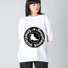 こてつ日誌のお座りシェルティ【ロゴ風】 Big Long Sleeve T-Shirt