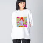 ♥花ちゃん。の太陽。作ってます。 ビッグシルエットロングスリーブTシャツ