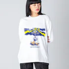 andymenteのCATTLE MUTYRATION Big Long Sleeve T-Shirt