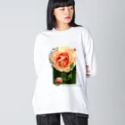 YuSunsetの咲き誇れ（オレンジ） Big Long Sleeve T-Shirt