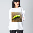 「お白湯」のGreen soybeans ビッグシルエットロングスリーブTシャツ