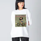 nidan-illustrationの"WILD EQUIPMENT” ビッグシルエットロングスリーブTシャツ