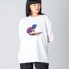 tomapecoのセンパイT ビッグシルエットロングスリーブTシャツ