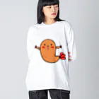 もんぞーのエビフライ君 Big Long Sleeve T-Shirt