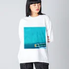 3540の南の海 ビッグシルエットロングスリーブTシャツ