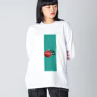Yuta YoshiのJade logo ビッグシルエットロングスリーブTシャツ