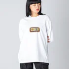 SAKURA スタイルのビンテージ　オーディオ ビッグシルエットロングスリーブTシャツ