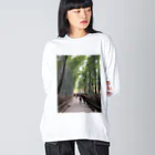 I screamの竹 Big Long Sleeve T-Shirt