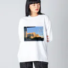 ゆーたの夕焼け ビッグシルエットロングスリーブTシャツ