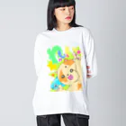 冬風きるやのきまま屋さんのわっしょいにゃんこ Big Long Sleeve T-Shirt