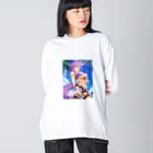 kanabiのPrincess Connect: Swimsuit Makoto Big Long Sleeve T-Shirt