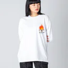 883ka75のたき火 Big Long Sleeve T-Shirt