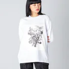 也。の無垢 Big Long Sleeve T-Shirt