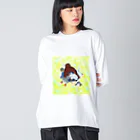 ヤママユ(ヤママユ・ペンギイナ)のまどろみヒナーズ Big Long Sleeve T-Shirt