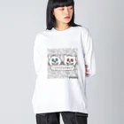 hatashopのウルフ君とウルフちゃん Big Long Sleeve T-Shirt