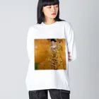 art-standard（アートスタンダード）のグスタフ・クリムト（Gustav Klimt） / 『アデーレ・ブロッホ＝バウアーの肖像 I』（1907年） ビッグシルエットロングスリーブTシャツ
