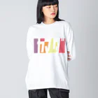 東京Tシャツ　〈名入れ・イニシャルグッズ〉のヤマダさん名入れグッズ（カタカナ）難読？ 苗字  ビッグシルエットロングスリーブTシャツ