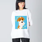 burijinaのコーギー犬 Big Long Sleeve T-Shirt
