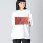 cardamom-coffeeの春色絵の具シリーズ1 ビッグシルエットロングスリーブTシャツ