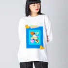 𝙈𝙊𝙈𝙊'𝙨 𝙎𝙝𝙤𝙥のHeart company💖-02 ビッグシルエットロングスリーブTシャツ