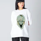 【みるかグッズ②】（SUZURI店）の【Leone femmina】 Big Long Sleeve T-Shirt