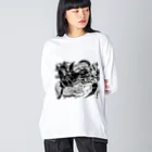 SumiReの九尾と龍　黒 Big Long Sleeve T-Shirt