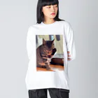 YUR!Eのこたろう　子猫　シリーズ　1 Big Long Sleeve T-Shirt