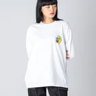 sola📜のドクロくん ビッグシルエットロングスリーブTシャツ