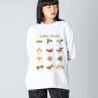 huroshikiのカレースパイス ビッグシルエットロングスリーブTシャツ