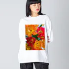 boochinのチューリップ Big Long Sleeve T-Shirt