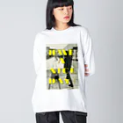 fortuna-coの休日 Big Long Sleeve T-Shirt