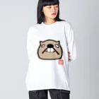 Chekesのでっぱおいたん BIGシルエットロングTシャツ Big Long Sleeve T-Shirt