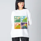 hr. grassのONE DAY Big Long Sleeve T-Shirt