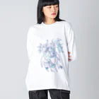 🍄ですこ🍄のふぁっきんデビルちゃん ビッグシルエットロングスリーブTシャツ