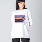 RhinocerosのGIRLS AND SUPERNOVA #2 ビッグシルエットロングスリーブTシャツ