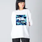 SAUNAMANIAのSAUNAMANIA Big Long Sleeve T-Shirt