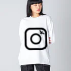 ネタマミレンのインスタバエ ビッグシルエットロングスリーブTシャツ