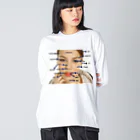 cinnamonの英語であそびましょ Big Long Sleeve T-Shirt