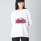 WILL POPのWILLPOPロゴ(サメ) ビッグシルエットロングスリーブTシャツ